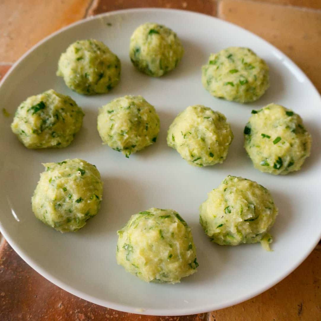 Rezept Zucchini-Kartoffel Bällchen