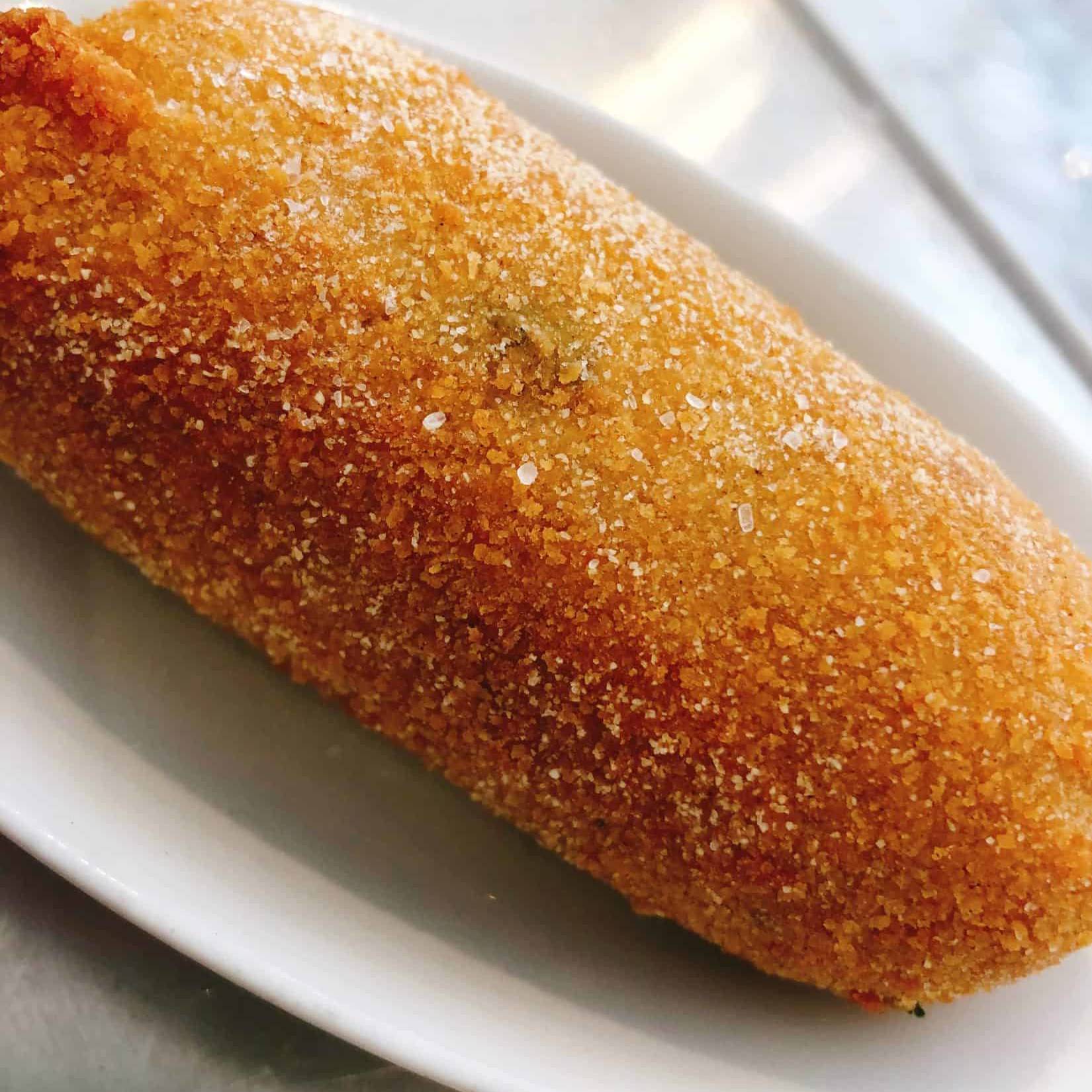 Neapolitanische Kroketten bei einer Verkostung